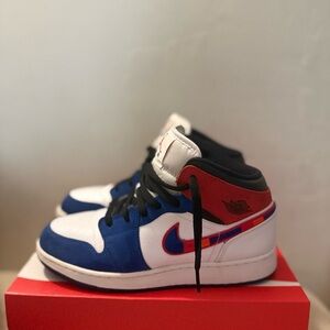 Air Jordan 1 Mid 'Multicolored Swoosh'